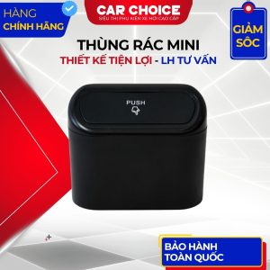 thùng rác ô tô mini