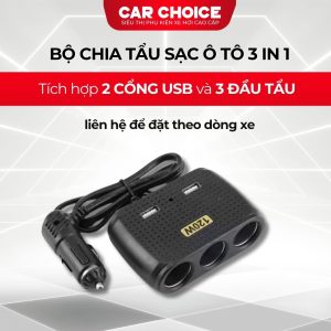 bộ chia tẩu sạc ô tô