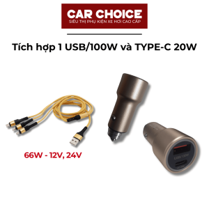 tẩu sạc nhanh ô tô