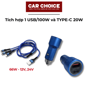 tẩu sạc nhanh ô tô