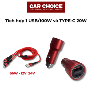 tẩu sạc nhanh ô tô