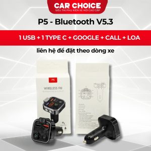 Tẩu Sạc Nhanh Ô Tô Bluetooth