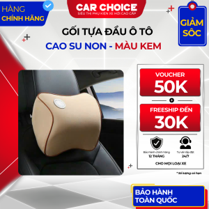 Gối Tựa Đầu Cao Su Non Kem