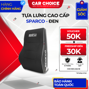 Gối Tựa Lưng Sparco Đen