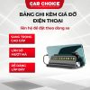 Bảng Ghi Số Điện Thoại Ô Tô