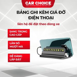Bảng Ghi Số Điện Thoại Ô Tô