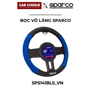 Bọc Vô Lăng Ô Tô Sparco Chính Hãng Đen Viền Xanh – SPS141BLS_VN