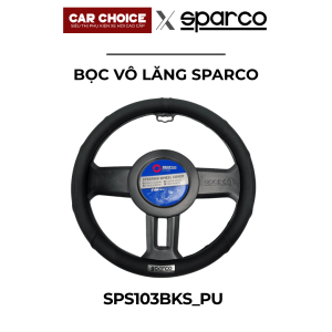 Bọc Vô Lăng Ô Tô Sparco Chính Hãng Đen – SPC103BKSPU