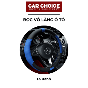 Bọc Vô Lăng Ô Tô Da PU F5 Xanh Da