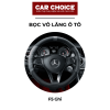 Bọc Vô Lăng Ô Tô Da PU F5 Ghi Da