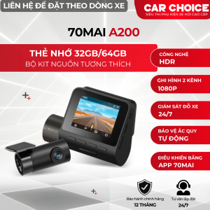 Camera Hành Trình Ô Tô 70mai A200