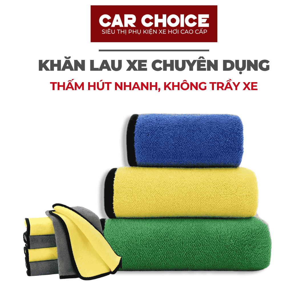 khăn lau xe ô tô