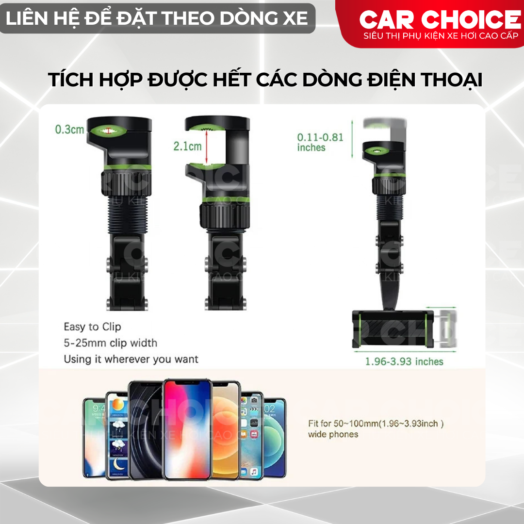 kẹp treo điện thoại ô tô