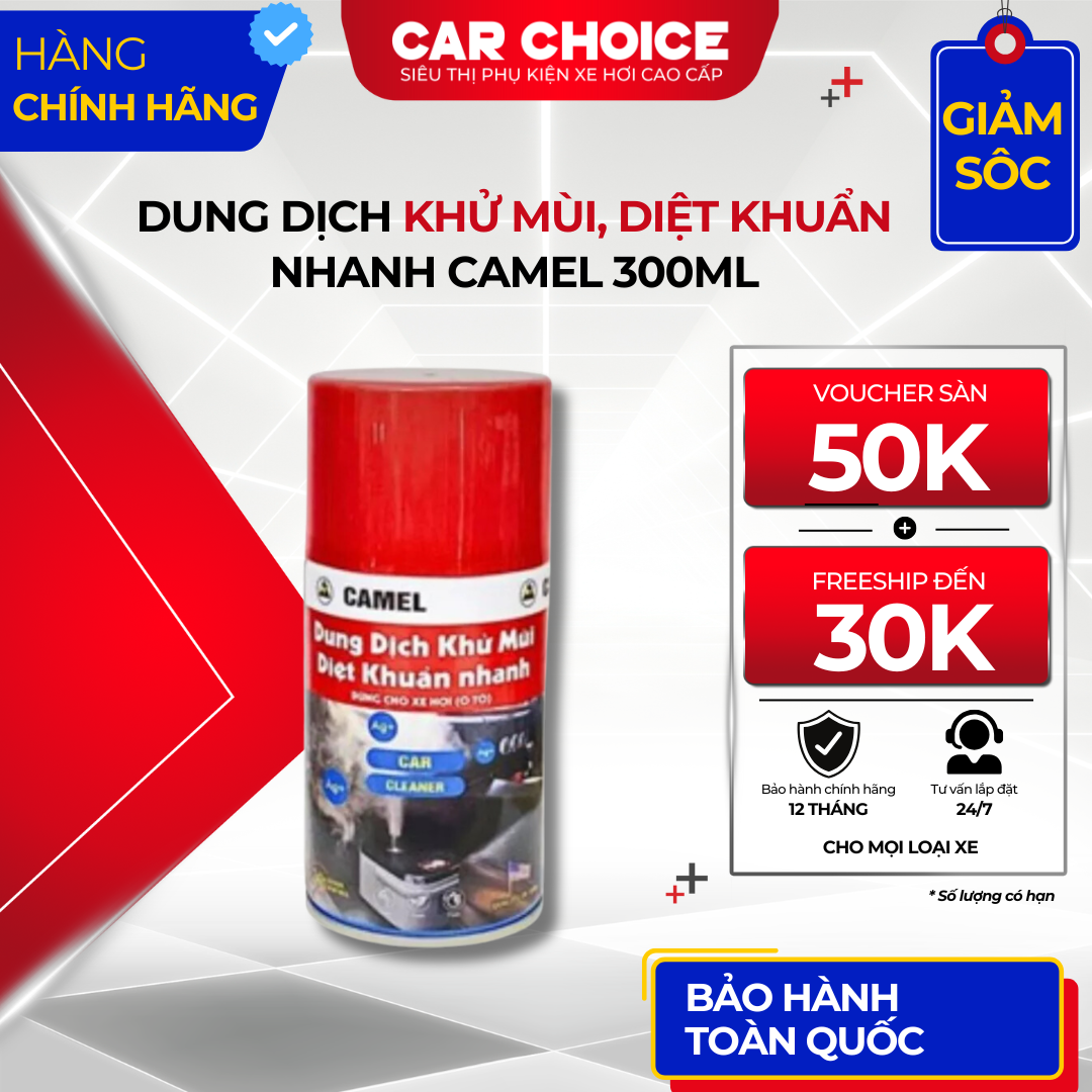 Dung Dịch Khử Mùi Ô Tô Camel