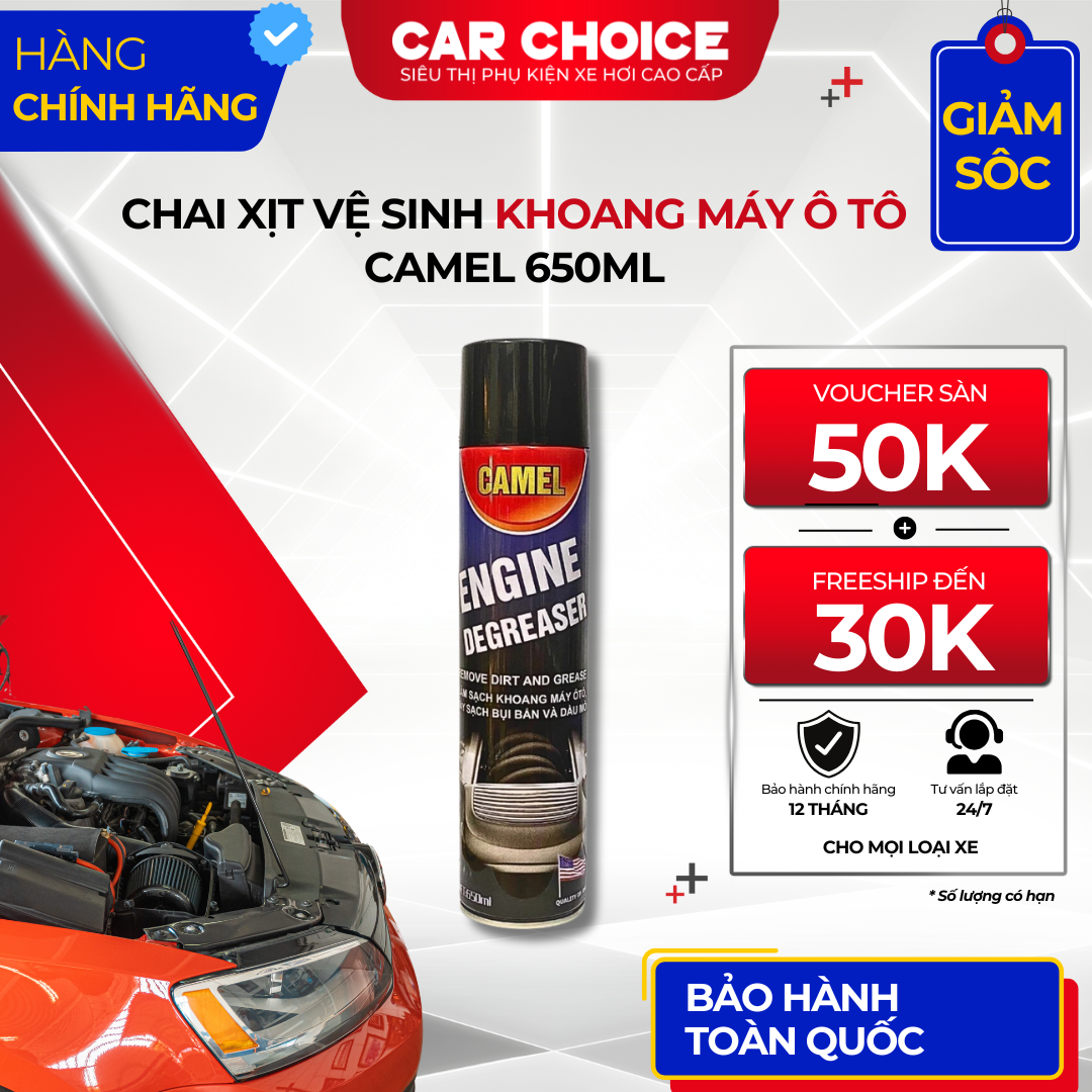 Bình Xịt Vệ Sinh Khoang Máy Ô Tô Camel
