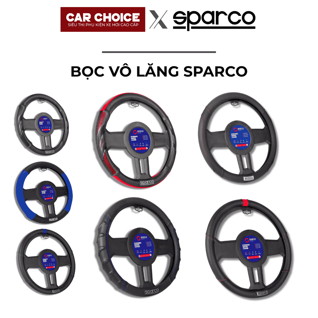 Bọc vô lăng Spaco chính hãng