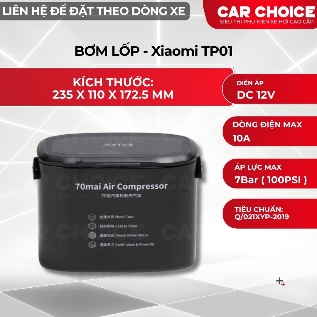 Máy Bơm Lốp Ô Tô Xiaomi 70mai TP01