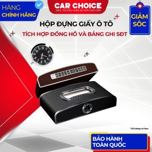hộp đựng khăn giấy ô tô
