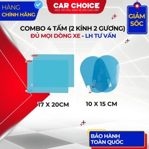 miếng dán gương ô tô chống bám nước