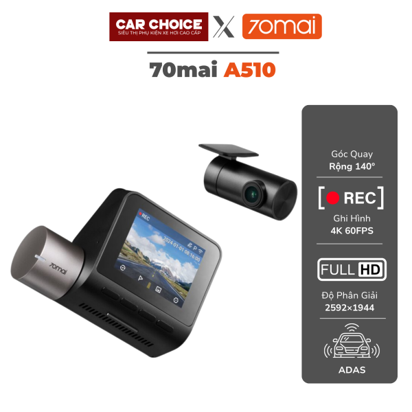 Camera Hành Trình Ô Tô 70mai A510