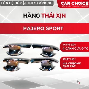 Bộ Ốp Chén Cửa Ô Tô Pajero Sport