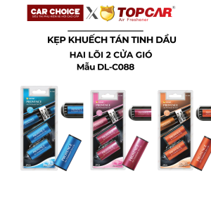 Nước Hoa Ô Tô Kẹp Cửa Gió Đa Lõi 2 Lõi Cửa Gió