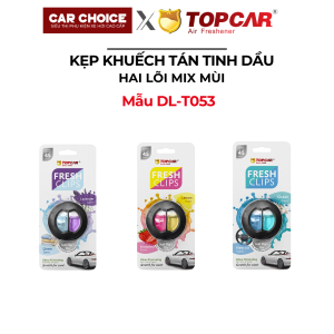 Nước Hoa Ô Tô Đa Lõi Kẹp Cửa Gió 2 Lõi Mix Mùi
