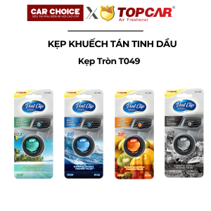 Nước Hoa Ô Tô Kẹp Cửa Gió Hình Tròn